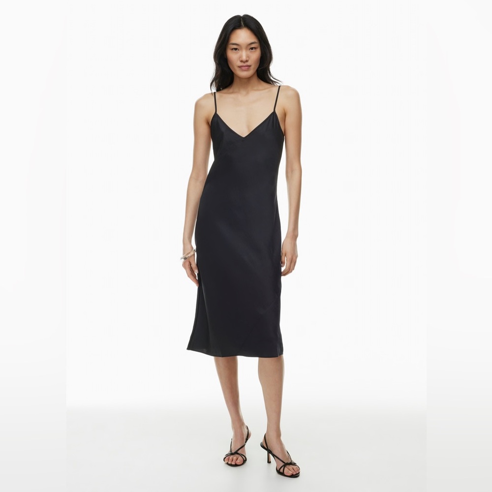 EUC Aritzia Only Slip Satin Midi Dress M